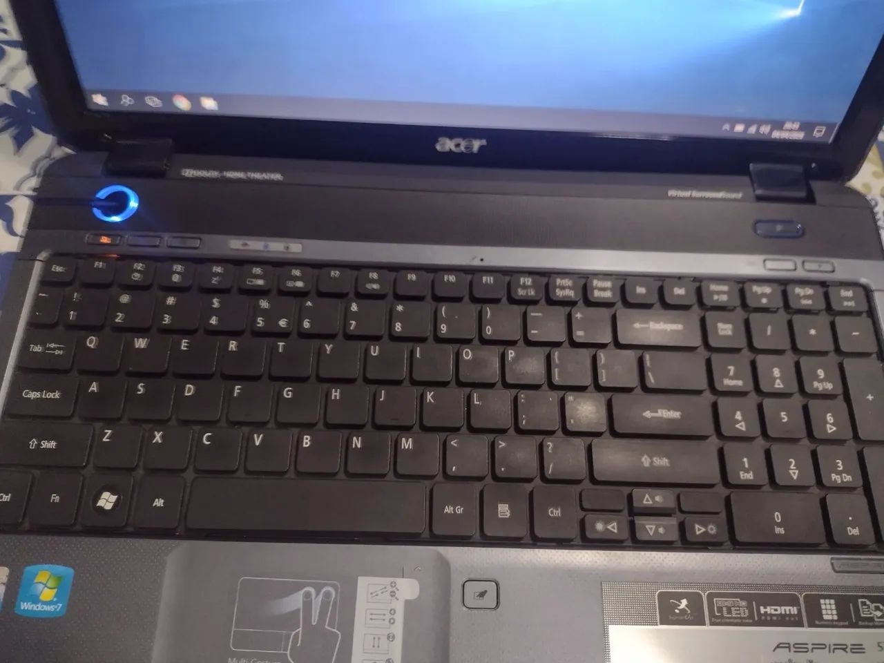 Notebook Acer Aspire 5740 - Core i3 / SSD 128GB / Win 10 + Office - Foto 5