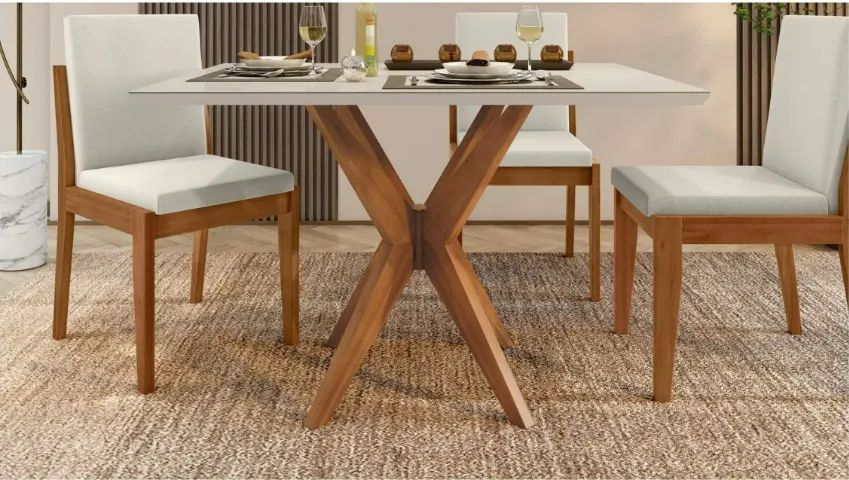Mesa de Jantar 4 cadeiras *Nova - Foto 4