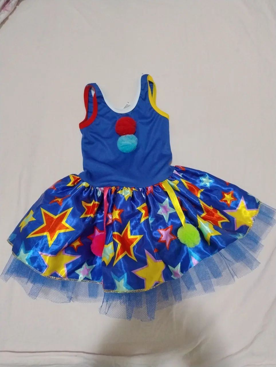 Fantasia infantil - palhaço menina - Tam 3/4 anos