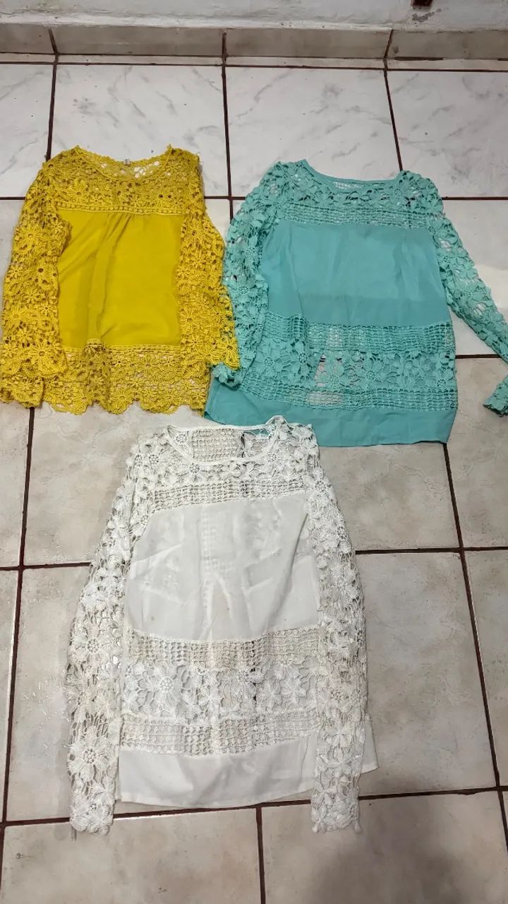 Kit 3 blusões