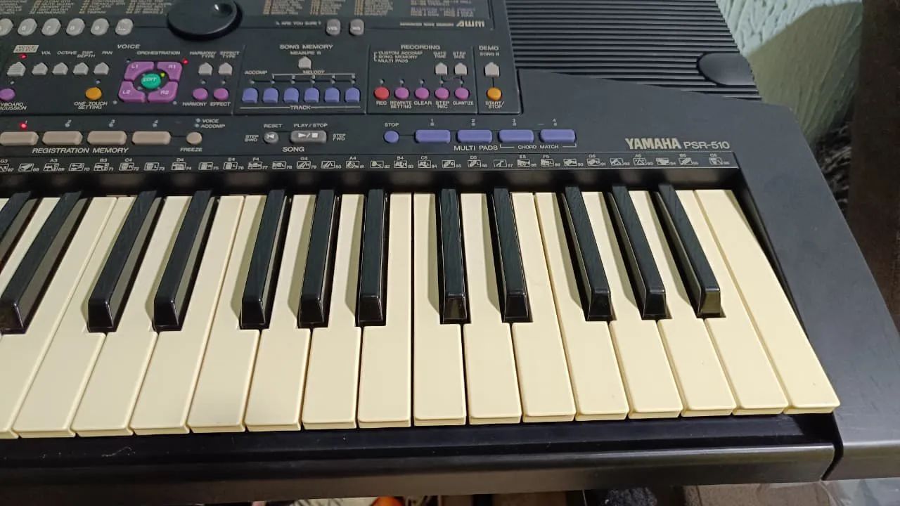 Teclado Yamaha Psr 510. - Instrumentos musicais - João Alfredo
