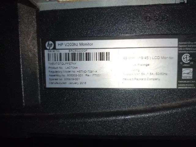 Monitor HP V203h - Foto 3