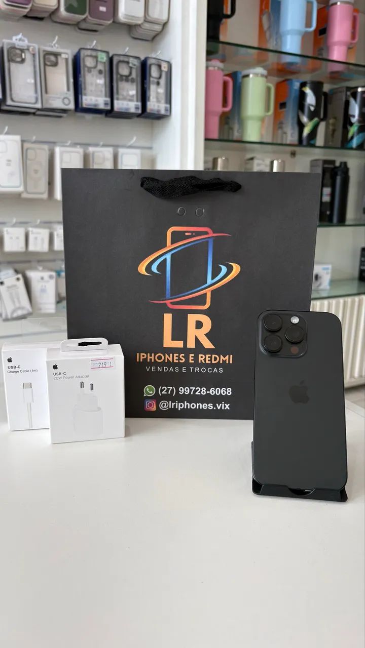 iPhone 16 pro 256GB preto 