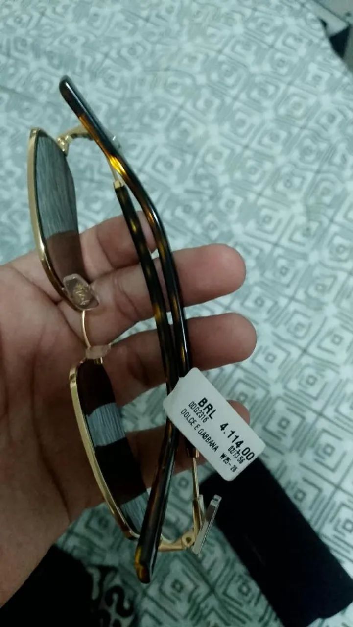 Vendo óculos dolce gabbana original, nunca usado  - Foto 3