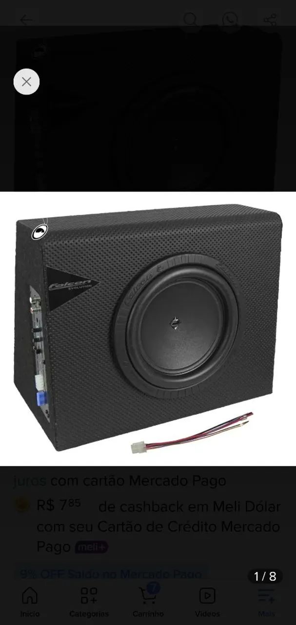 Caixa amplificada Falcon