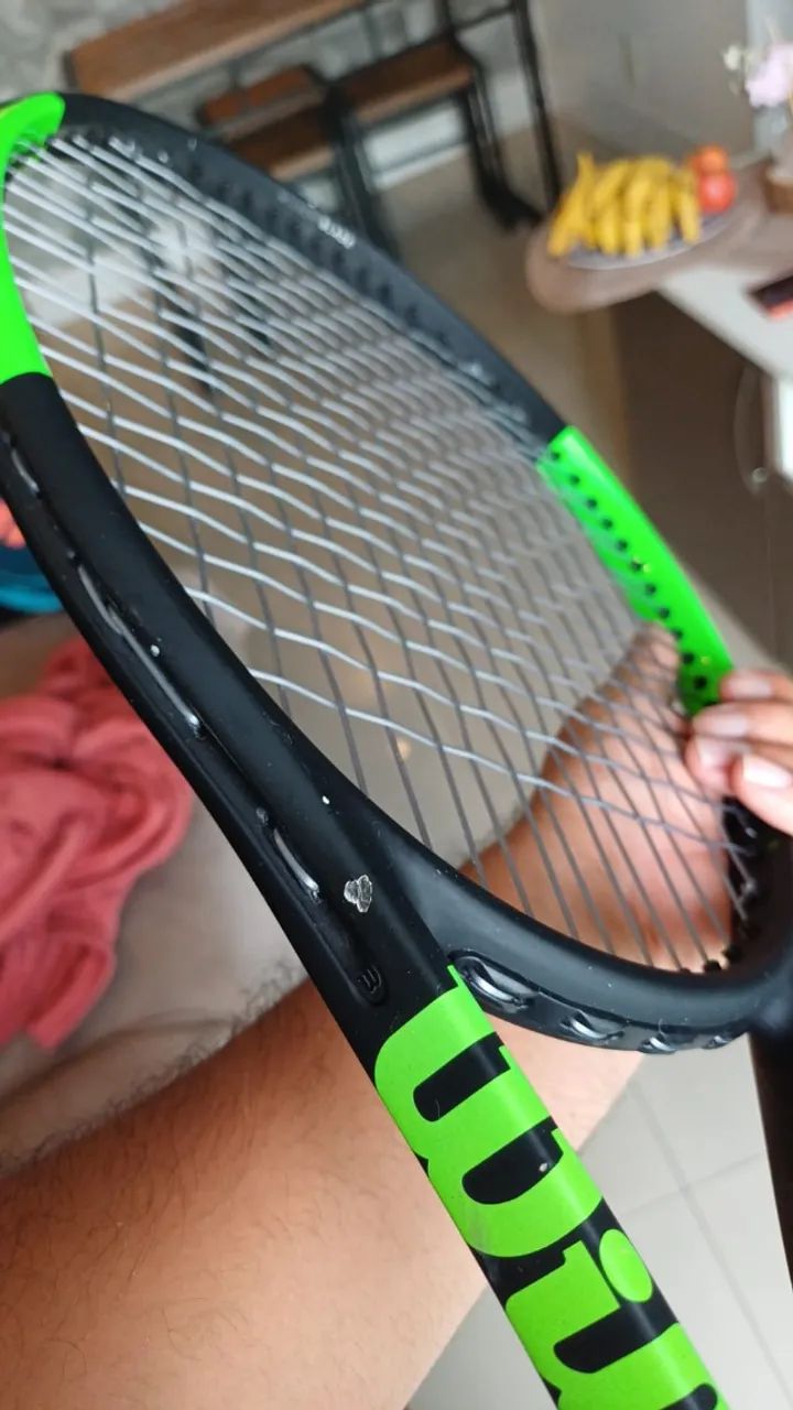 Raquete Wilson Blade 98 v6 Countervail 304g 16x19 L3 Tênis Profissional Controle Spin - Foto 3