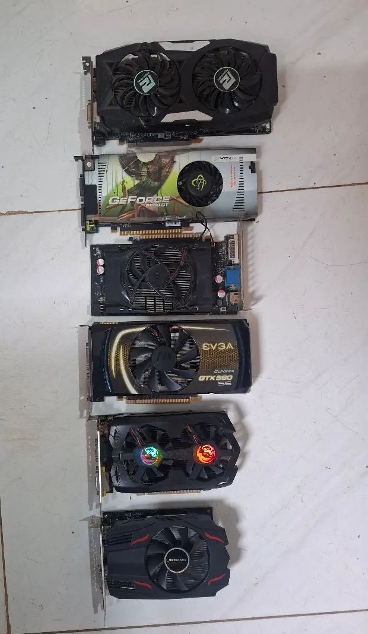 Placas de vídeo com defeito