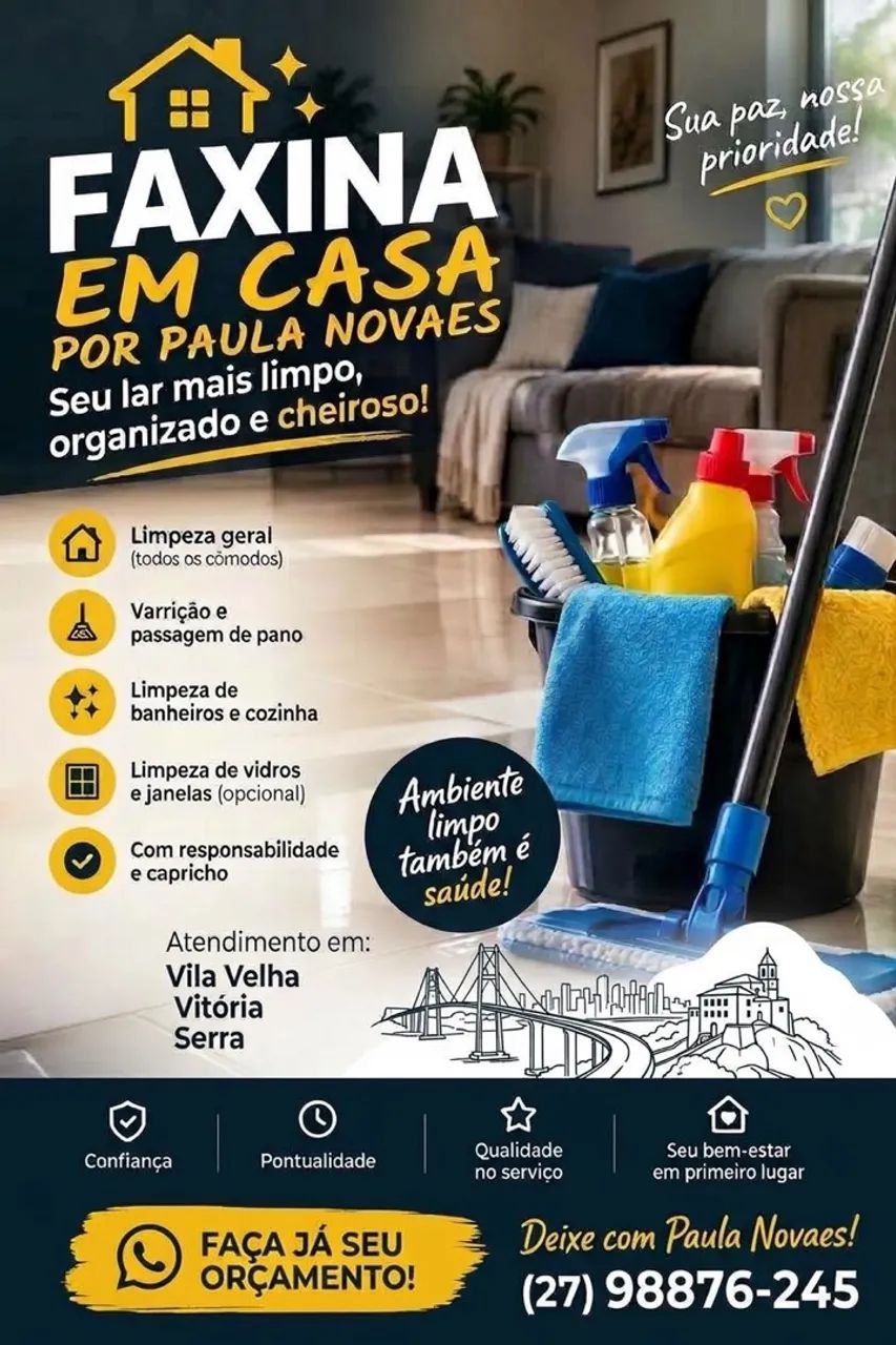 Faxina com capricho