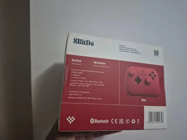 Controle 8BitDo - Ultimate - Vermelho - NOVO / LACRADO - Foto 2