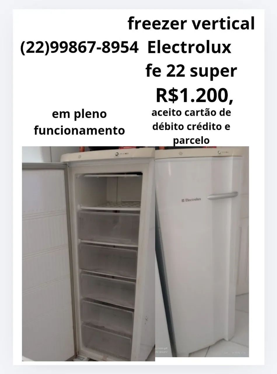 Freezer vertical Electrolux fe 22 super  - Foto 4
