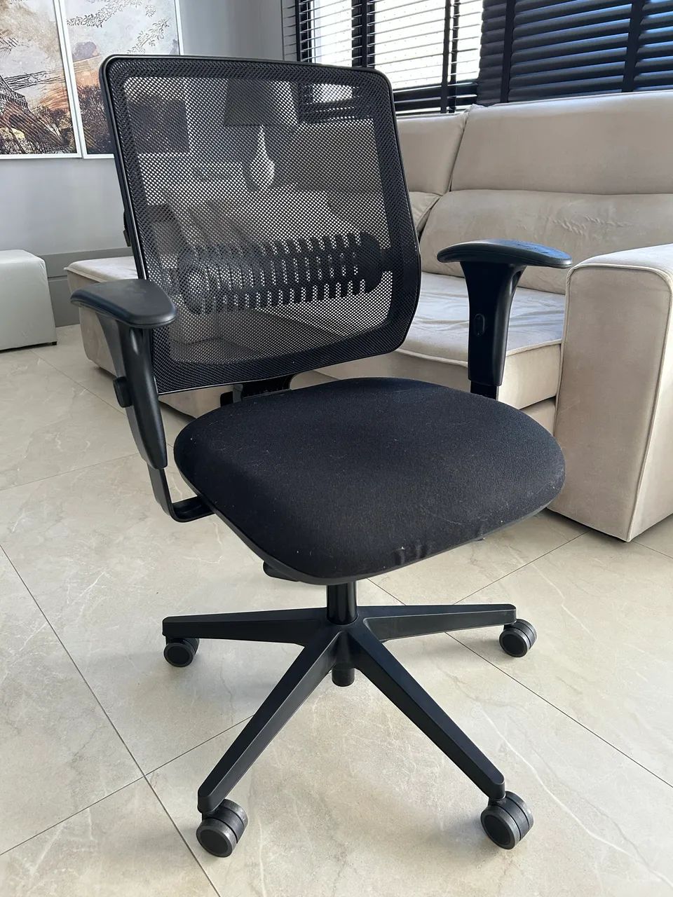Cadeira Flexform Uni All Black - Foto 4