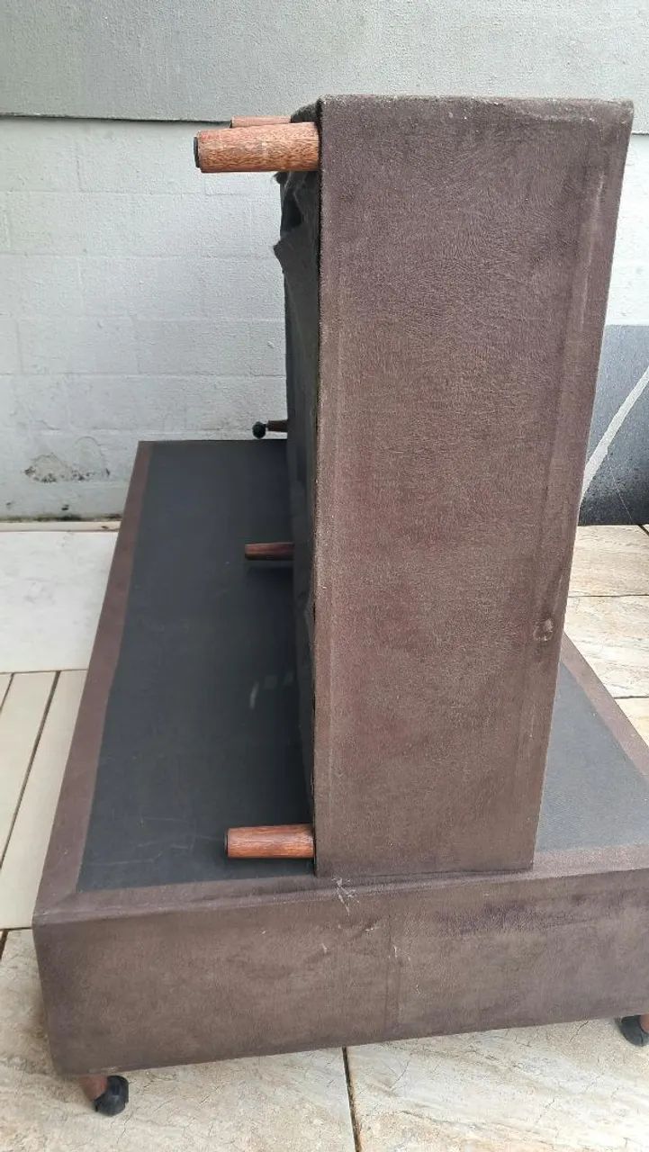Cama box King - Faço Entrega  - Foto 4