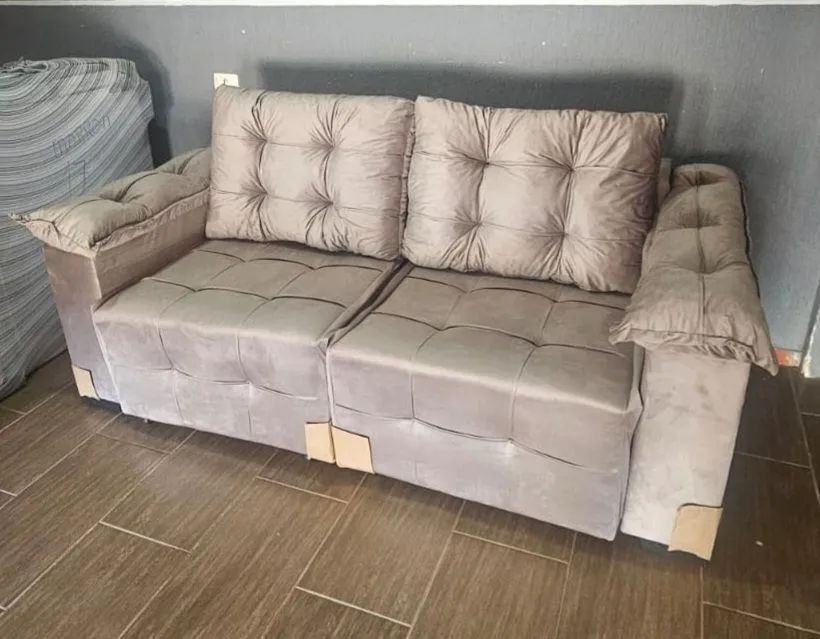 SOFÁ RETRÁTIL NOVO / ENTREGAMOS  - Foto 4