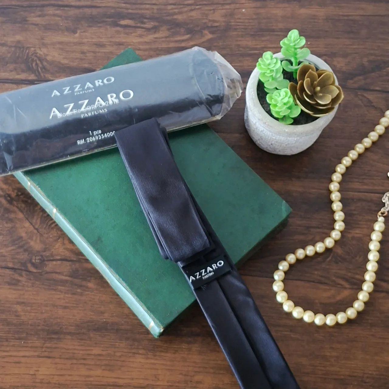 Gravata AZARRO Black Tie Slim com Case - Foto 2