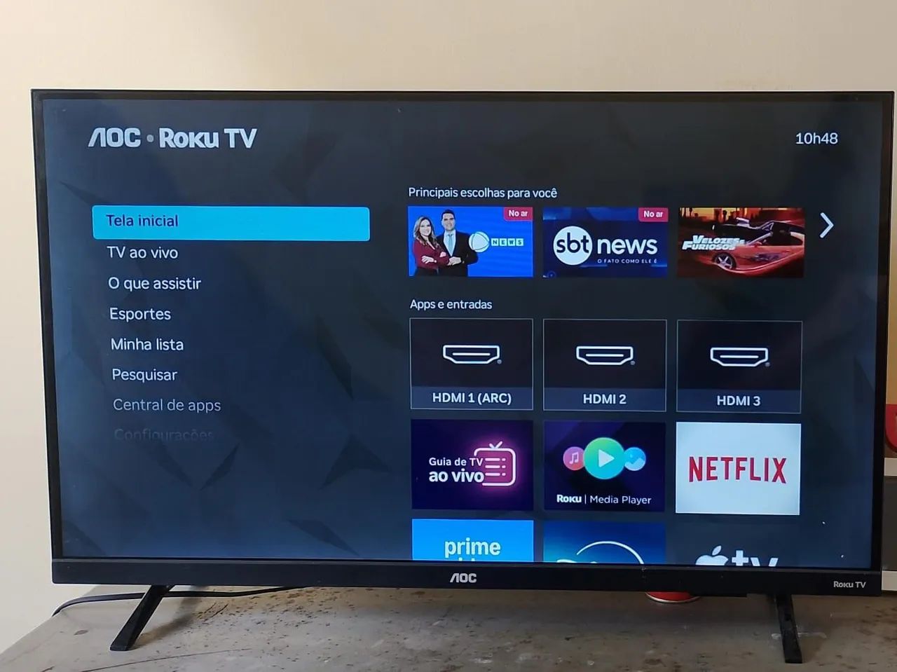 Smart Tv AOC Roku 32 " - Foto 3