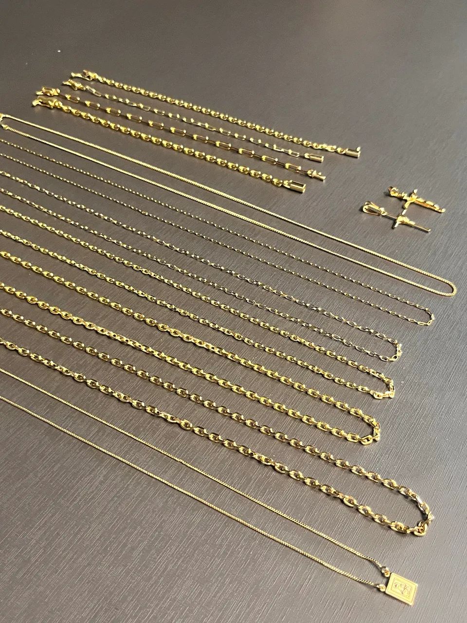 Pulseiras e correntes de qualidade banhado a ouro 18k  - Foto 3
