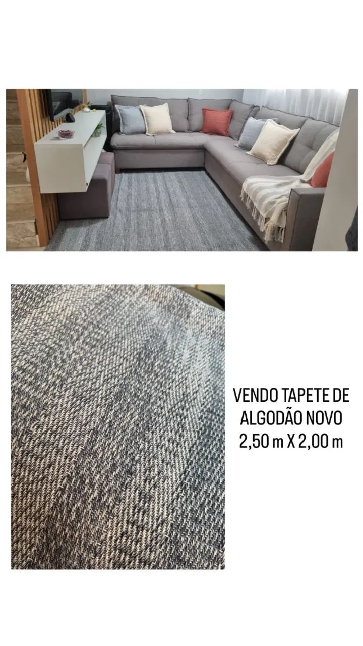 Tapete em algodão