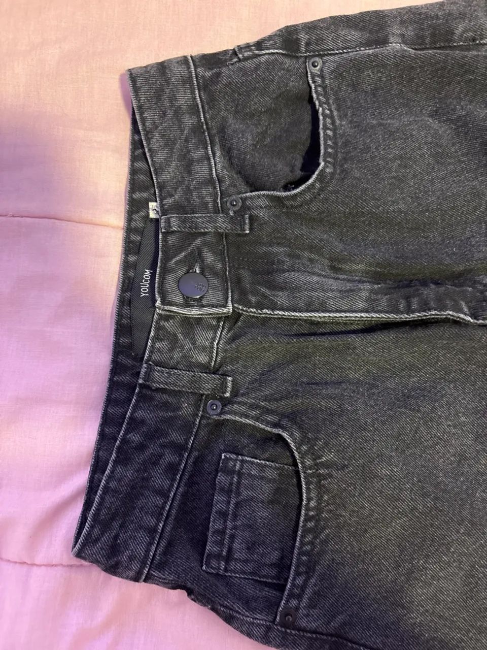 Calça jeans preta  - Foto 2