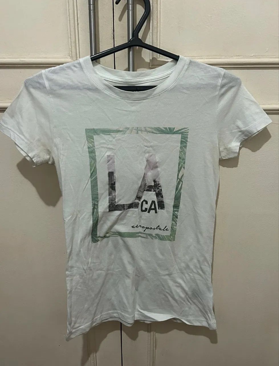 blusa aeropostale classic crew branca