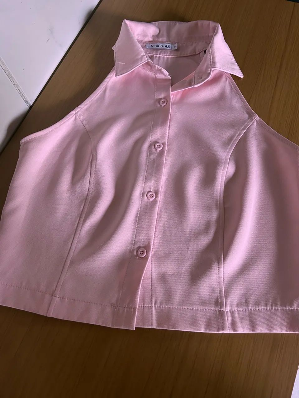 Conjunto de short e blusa em alfaiataria - Foto 3