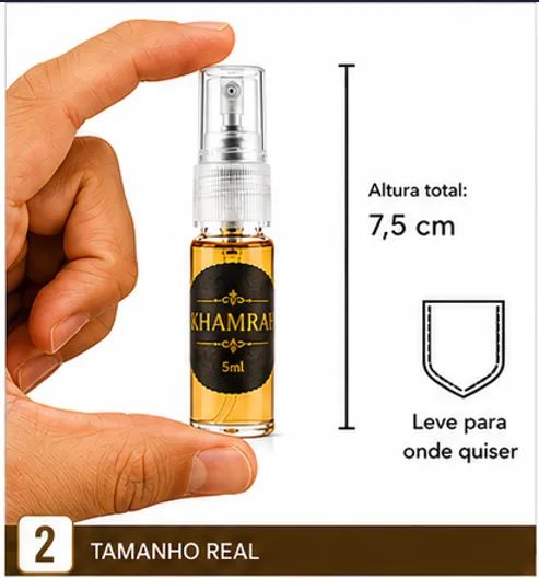  Decante Khamrah Lattafa 5 ml Eau de Parfum Original - Foto 2