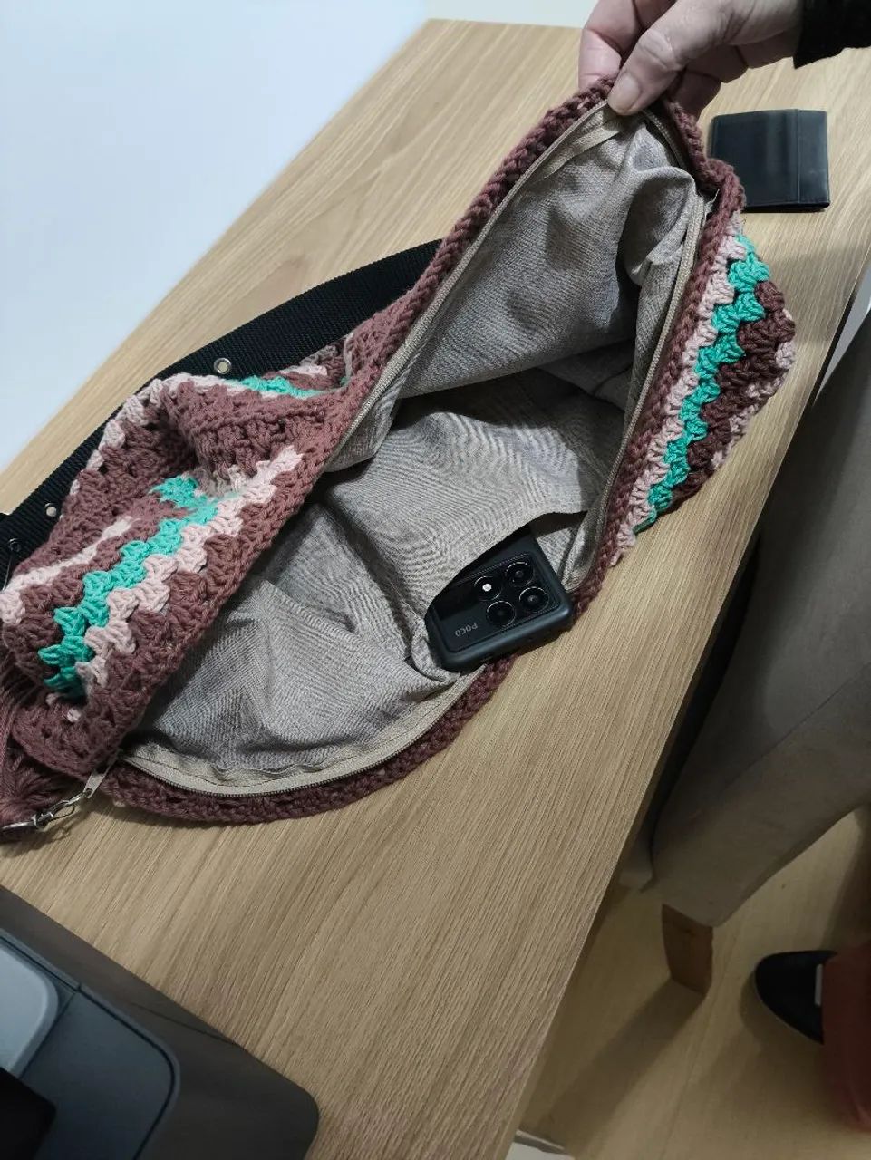 Bolsa de crochê  - Foto 4