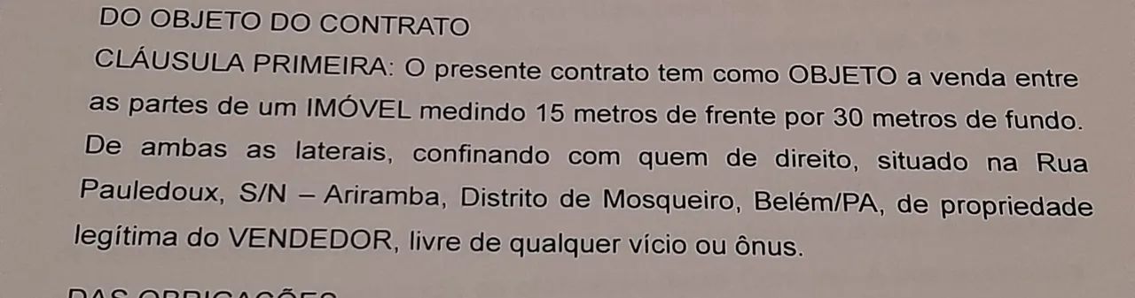 terreno em Moqueiro 15x30 - Foto 4