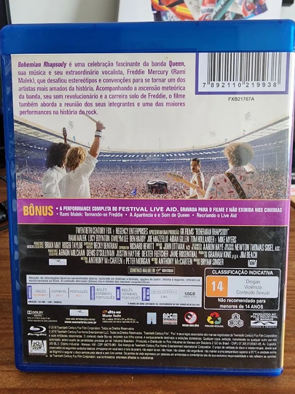 Bluray Bohemian Rhapsody  - Foto 3