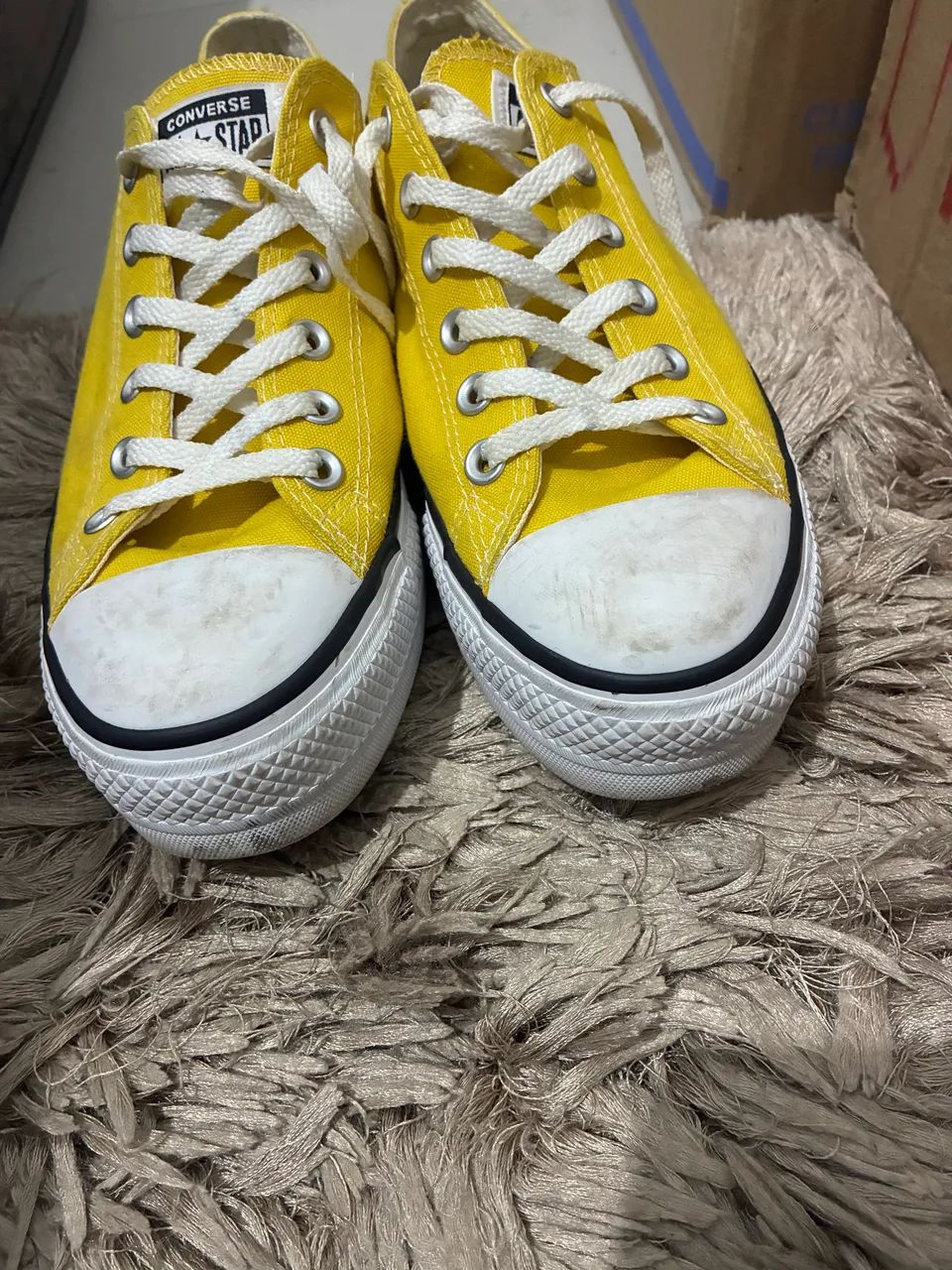 tênis converse all star cano baixo amarelo 38 - Foto 2