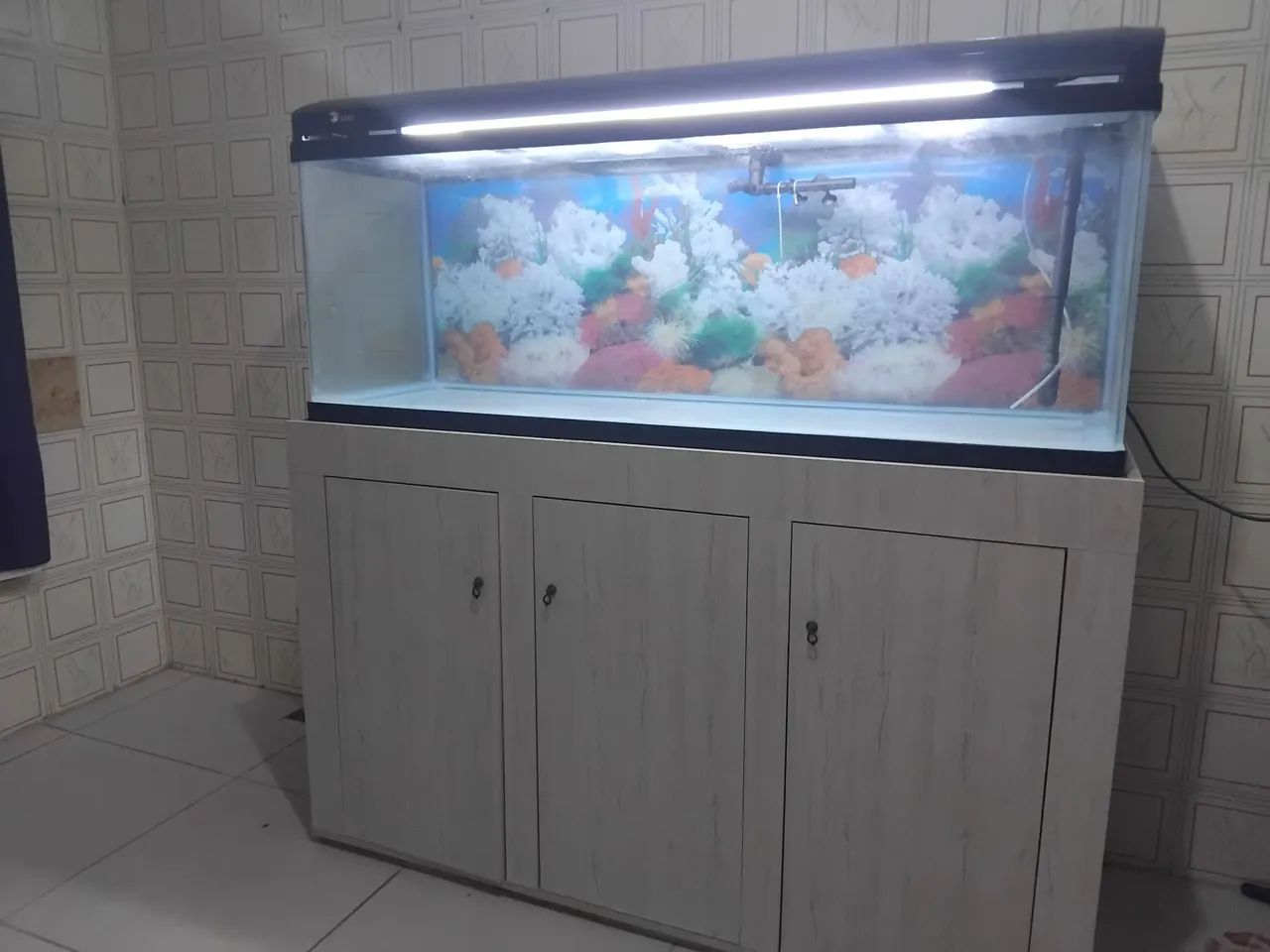 Aquário curvo electrical rs 1m 50 347litros - Foto 5