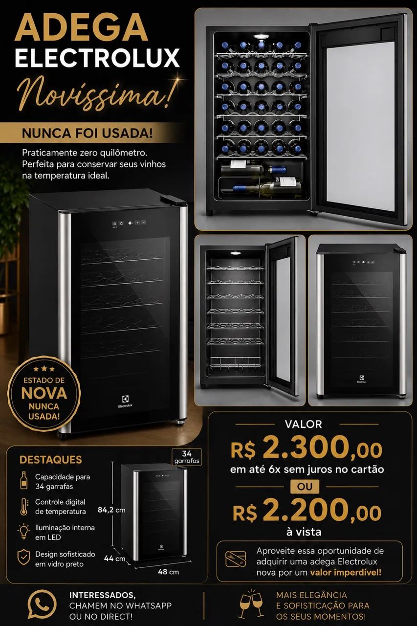 Vendo Adega Electrolux