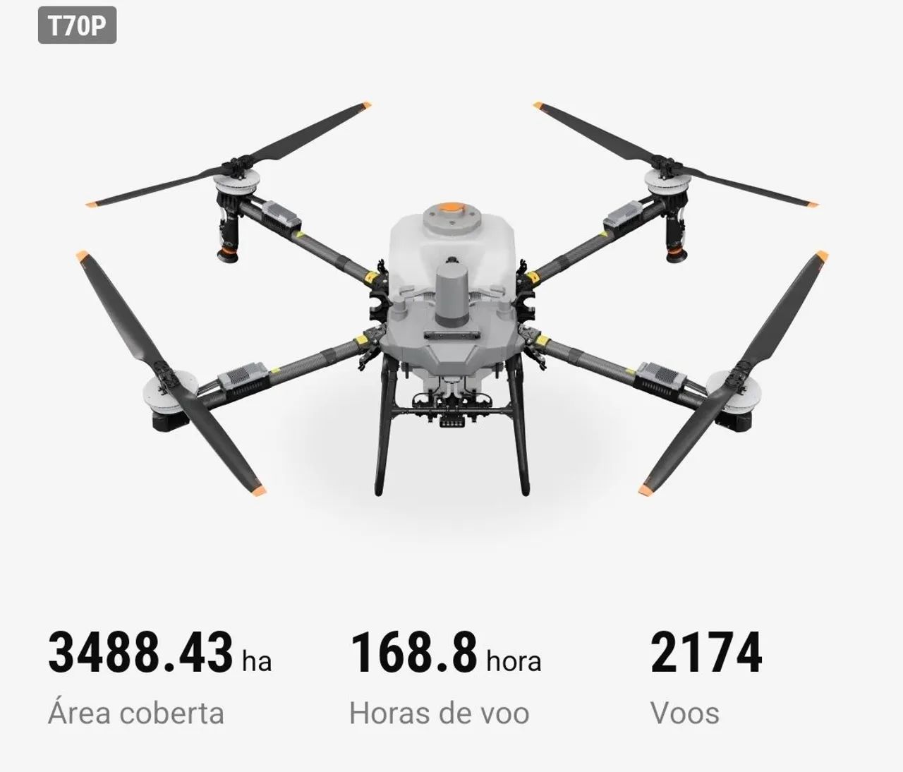 Drone de pulverização DJI Agras 70P - Foto 2