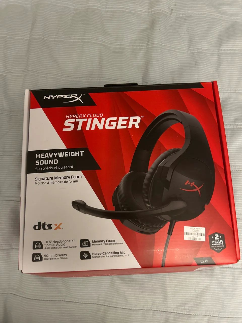 Fone gamer HyperX cloud stinger I