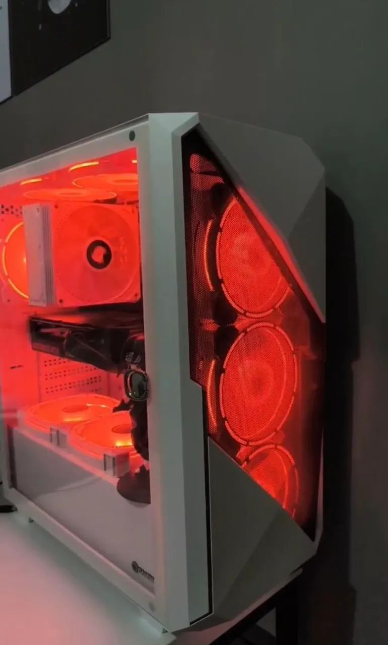 Gabinete gamer com 8 fans +1 reserva. - Foto 5