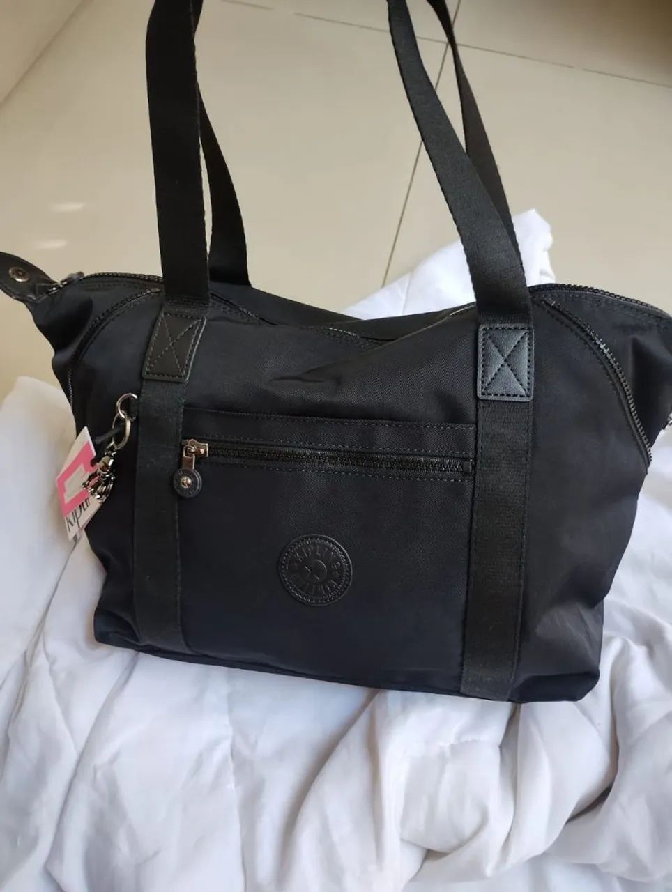 Bolsa Kipling art preta