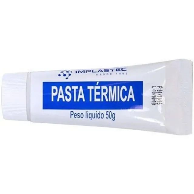 Pasta Térmica 50g Branca Bisnaga Implastec *ENTREGA GRÁTIS* - Foto 2