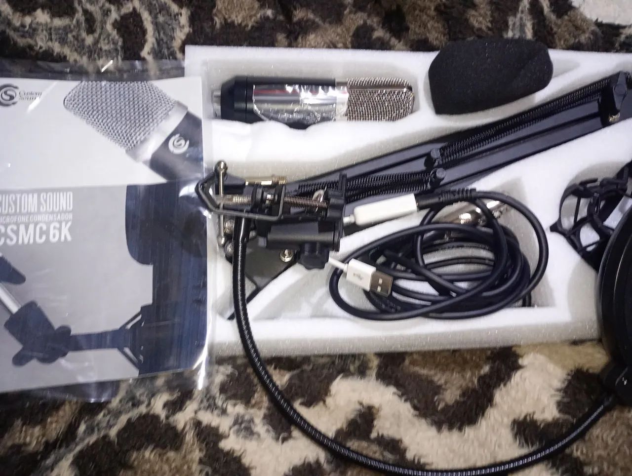 Microfone condensar profissional  - Foto 4