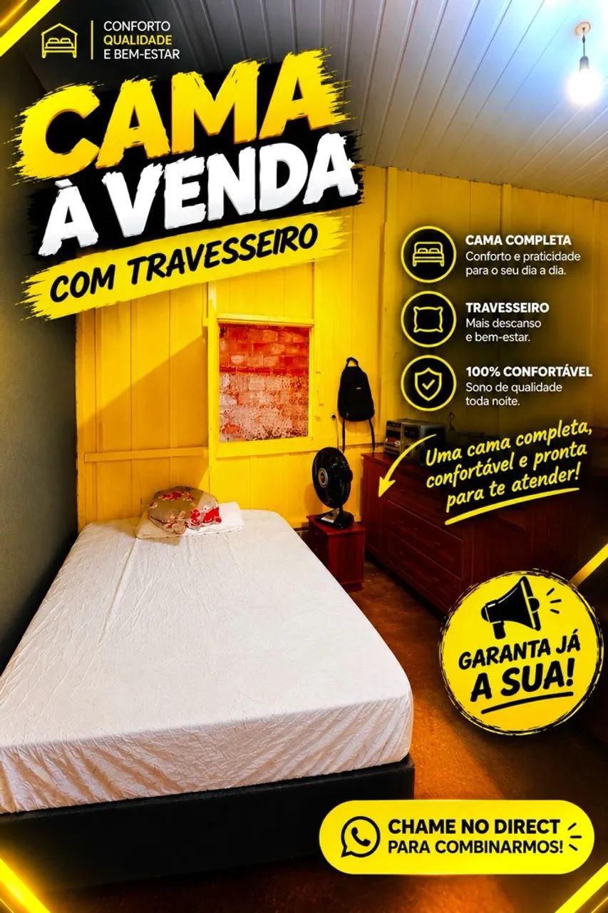 CAMA DE CASAL COMPLETA ?