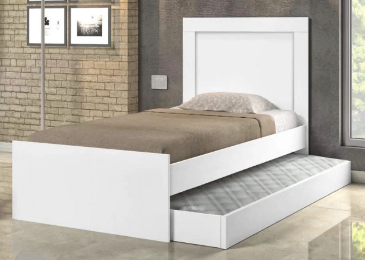 Vende-se cama de solteiro com cama auxiliar! - Foto 4