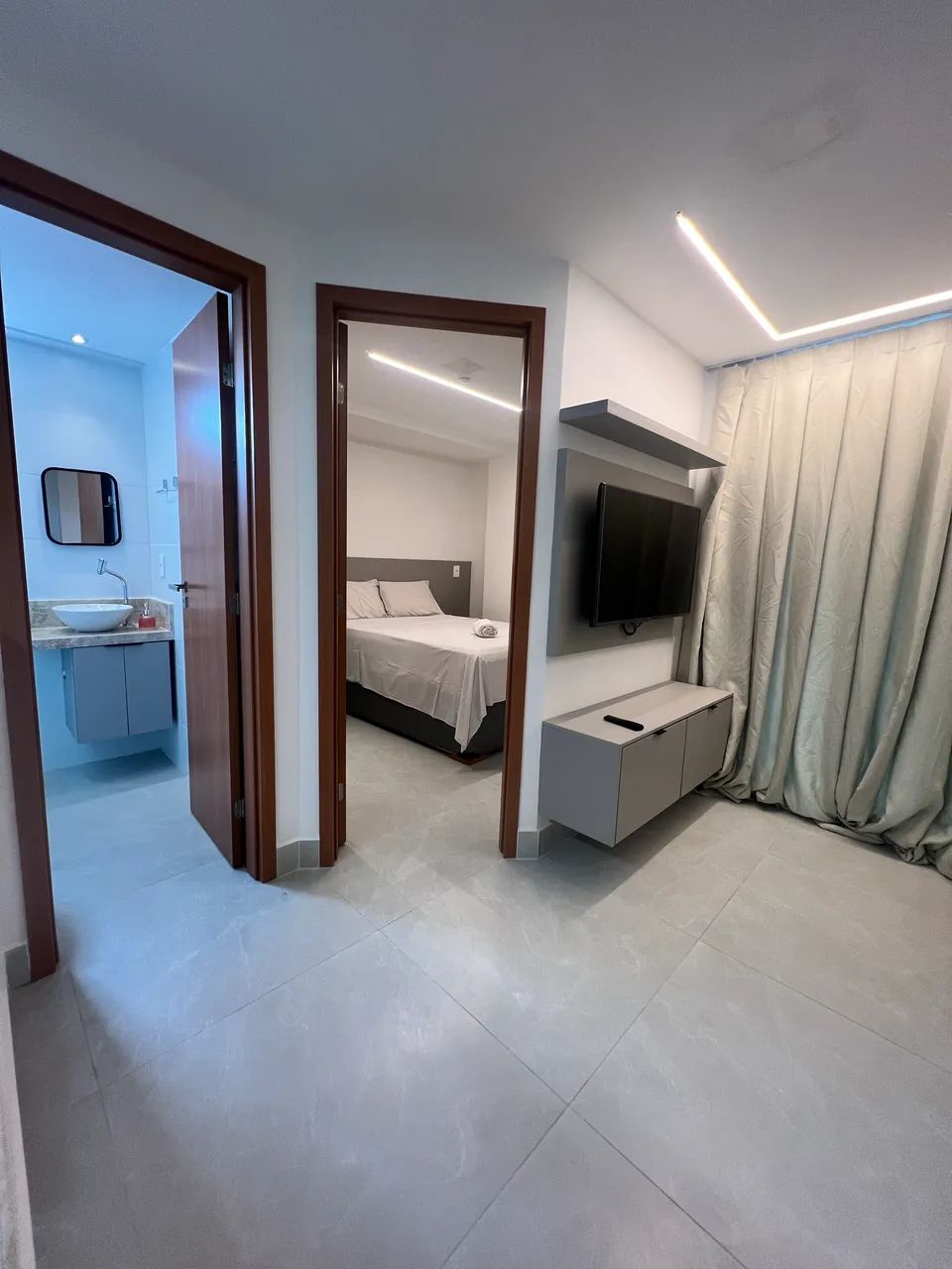 Apt de 1 quarto mobiliado em intermares aluguel