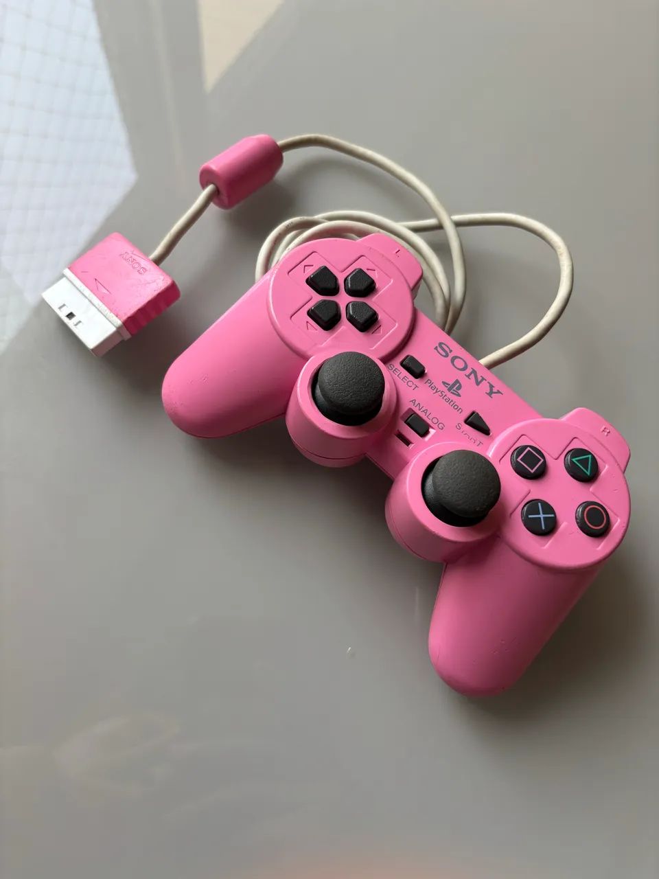 Controle Rosa Pink Ps2 - Foto 2