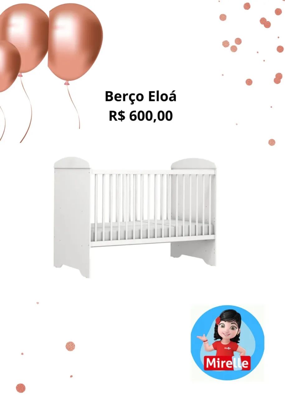 Berço Eloá da loja Mirelle 