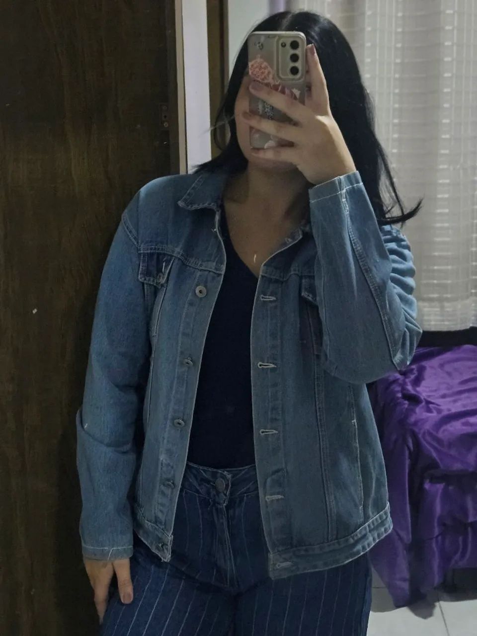 Jaqueta Jeans Clássica 