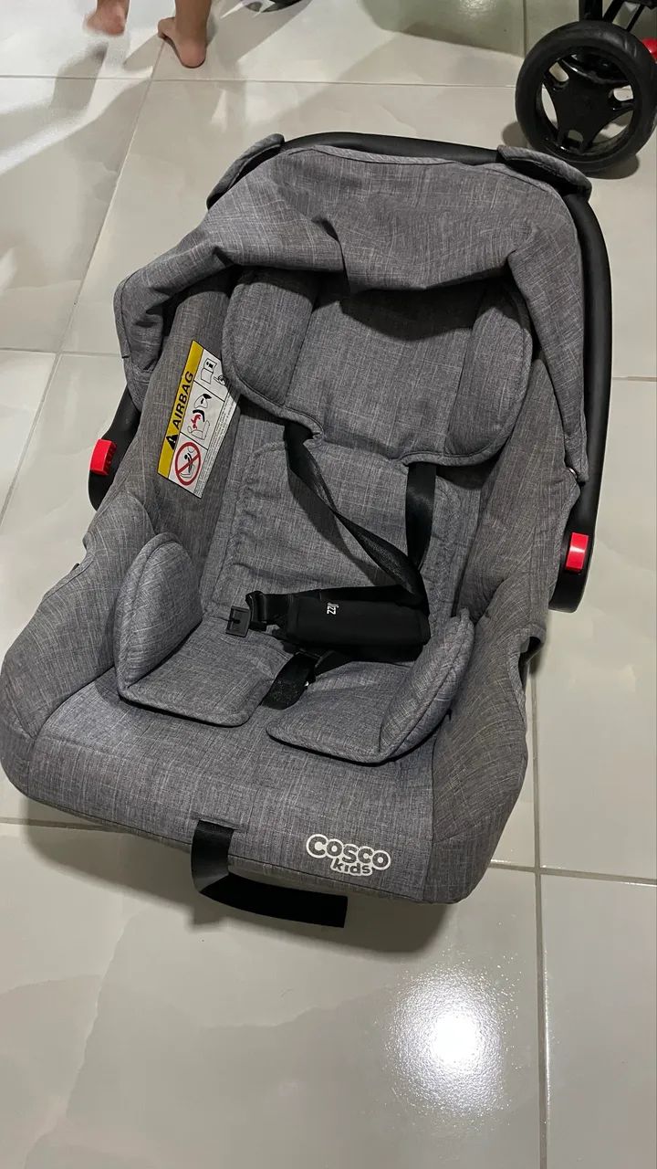 Kit Carrinho de bebê + Bebê conforto - Foto 5