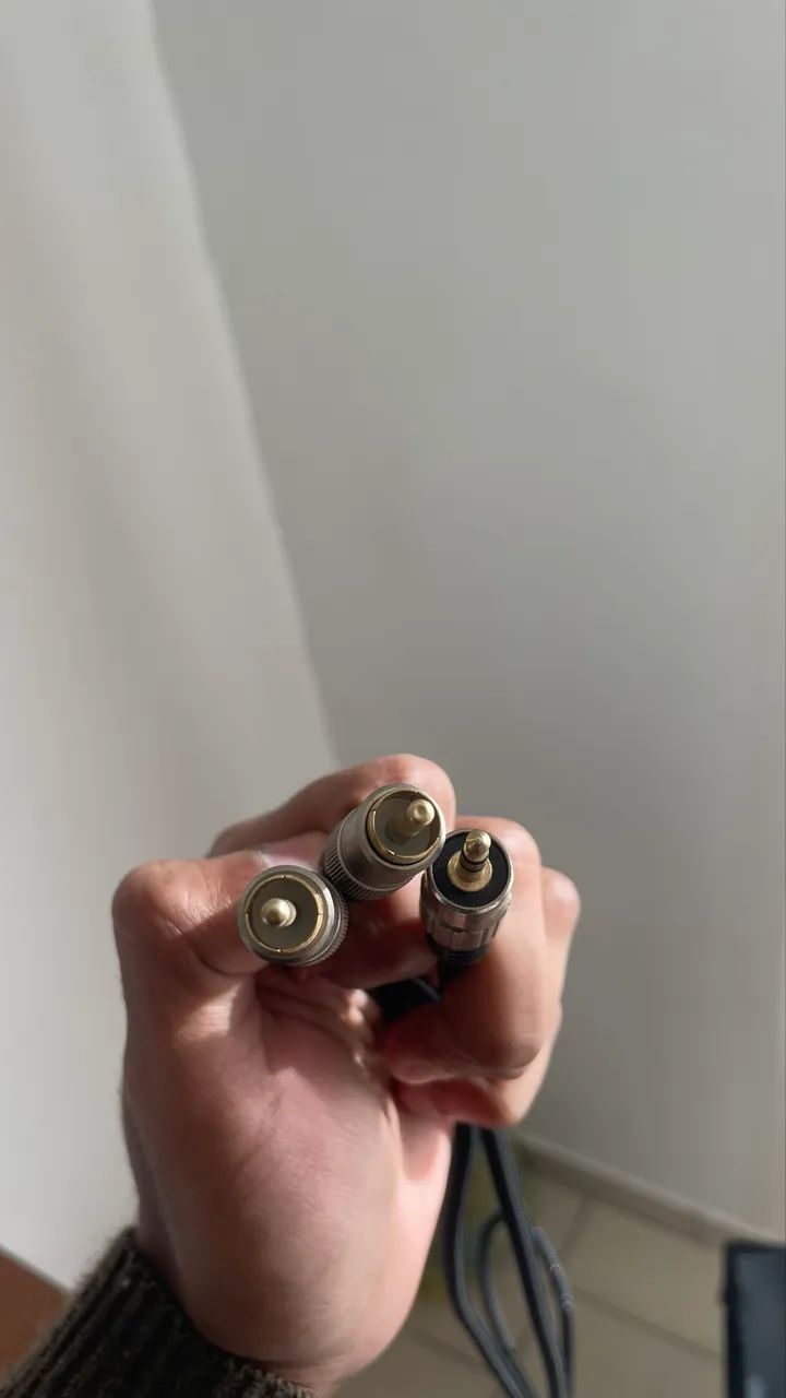 Cabo Áudio P2 3,5 mm para 2 RCA Estéreo Cabo - Foto 2