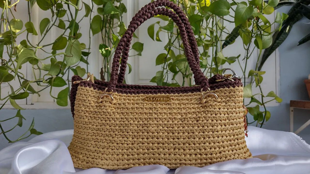 Bolsas lindas de crochê - Foto 2