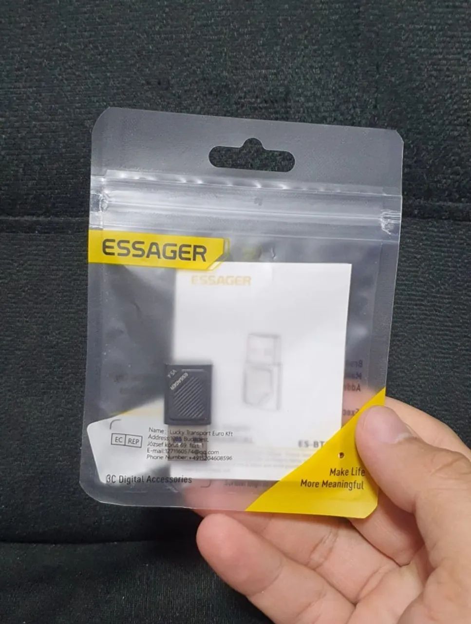 Adaptador Essager Bluetooth 5.4 Computador 5 Dispositivos