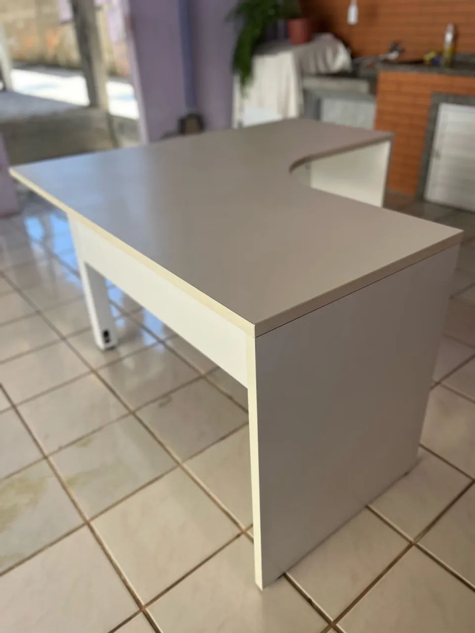 Mesa de Escritório em L - Foto 2