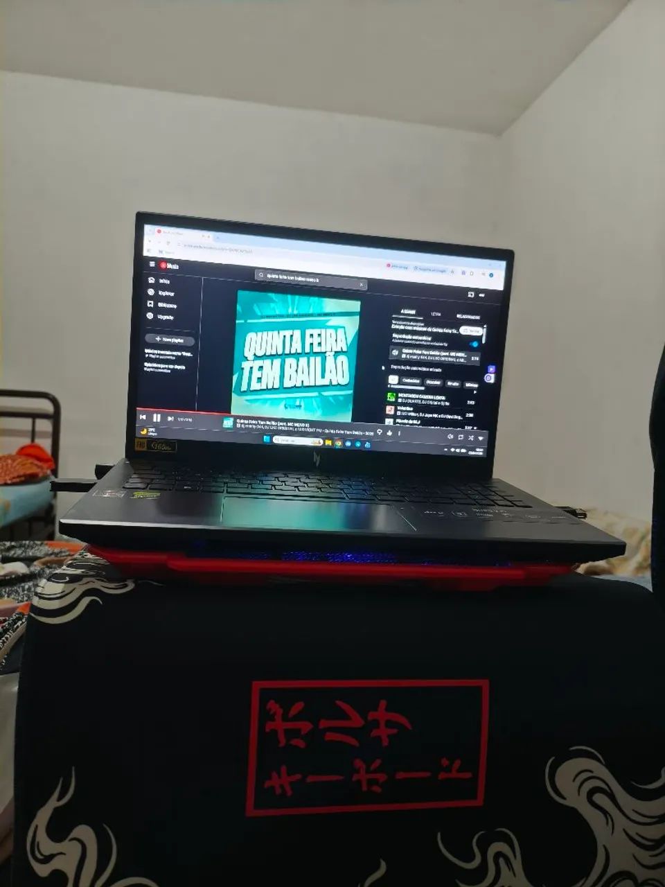 Notebook acer nitro v15 rtx 4050 1T, 512gb , 165hz, conservado, processador Ryzen 7 