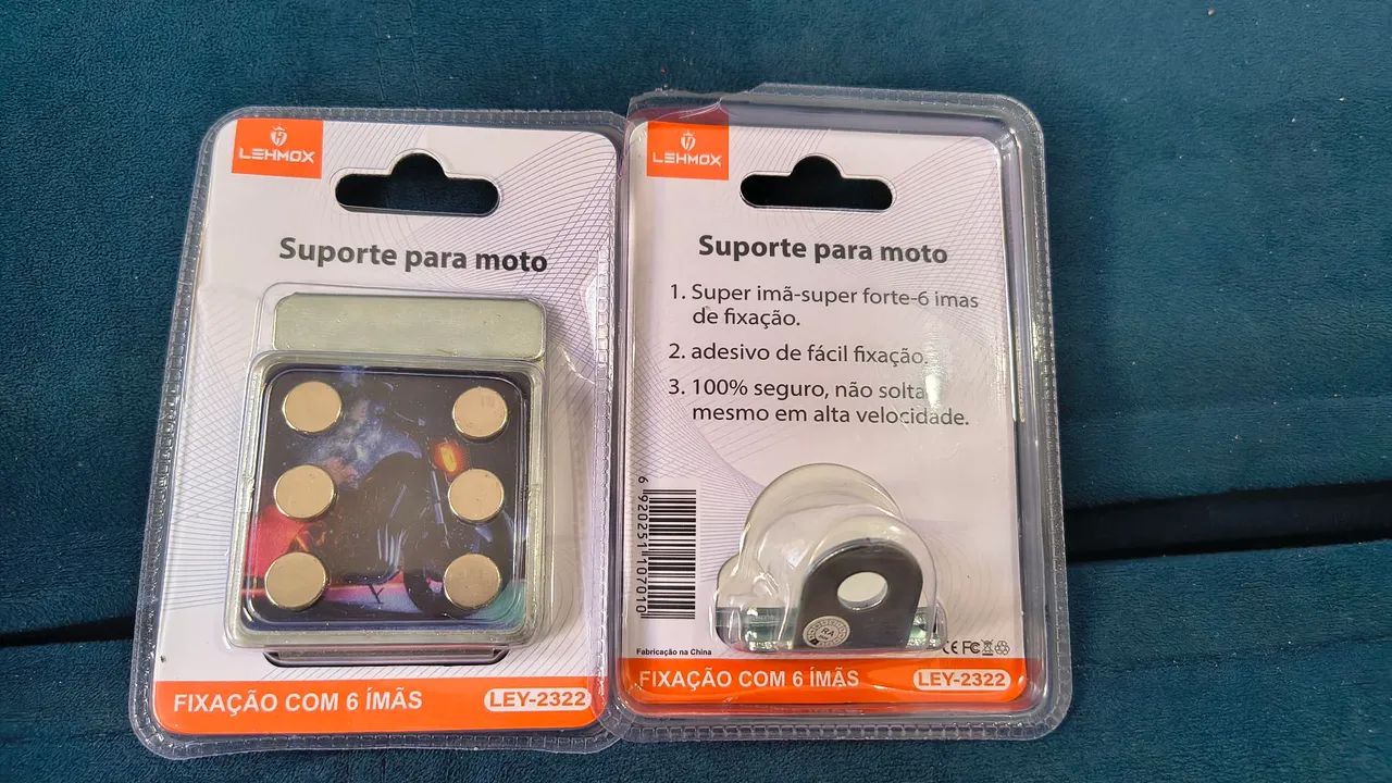 Suporte de celular para moto | Modelo fixação com imã 